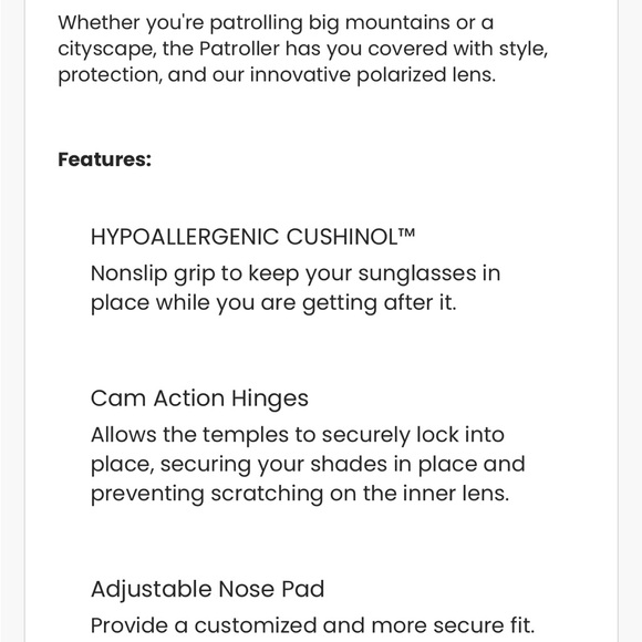 LIKE NEW! NATIVE PATROLLER SUNGLASSES - Picture 8 of 11